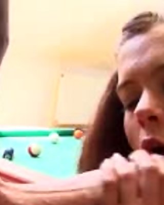 Little girl takes some pool lessons that end up with her