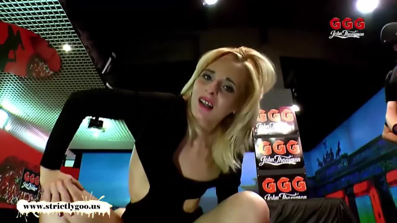 Ashlee Cox the blonde cum addict - German Goo Girls