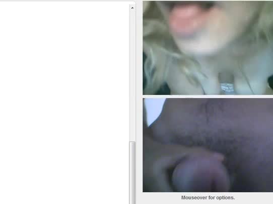 Cybering with a wonderful German blonde girl at Omegle